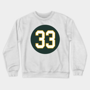 Aaron Jones Green Bay Packers Number 33 Jersey Inspired Crewneck Sweatshirt